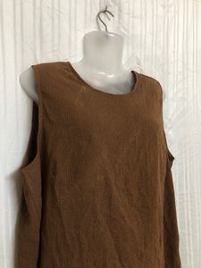 Zero Brown Sleeveless Top