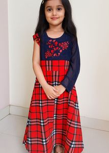 Plaid A-Line Dress