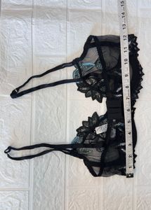 Floral Embroidered Bra
