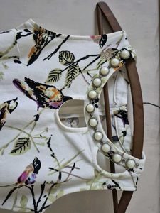 Printed Sleeveless Top
