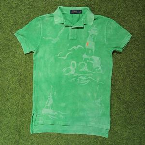 Men Green Tshirt
