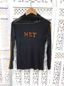Sheer Black Top Ney C