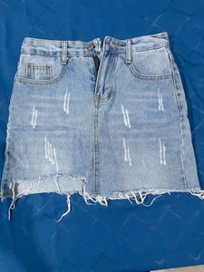 Denim Skorts