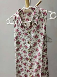 Floral Sleeveless Summer Dress