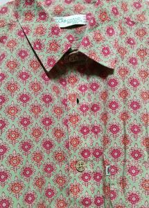 Patterned Short Sleeve Shirt