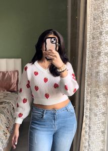 SHEIN Rare Find Strawberry Sweater 🍓
