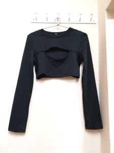 Shein Black Long Sleeve Top
