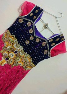 Rose Suit &amp; Dupatta Without Bottom 30 Bust