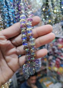 10 Heart Shape Crystal String