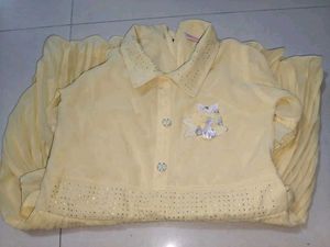 Cute Yellow GirlsKids Outfit