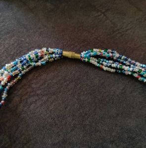 Multi-Strand Seed Bead Necklace