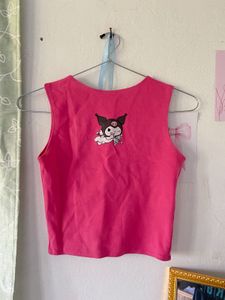 Burger Bae Pink Kuromi Top