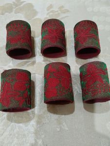 A Set Of 6 Beautiful ethnic style napkin holder
