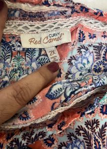 western off shoulder top