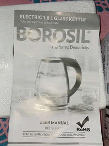 BOROSIL 1.8LTR ELECTRIC GLASS KETTLE
