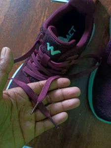 Burgundy Athletic Shoes