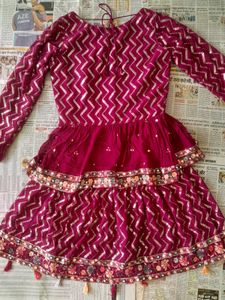 Embroidery Wedding Sharara Set