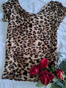 Animal Print Top