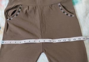 brown jeggings