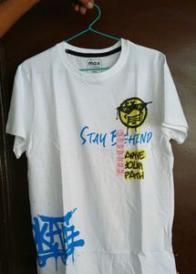 🤘Boys’Graphic Print T-Shirt–“Stay Behind” By MAX