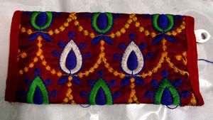 Embroidered Purse