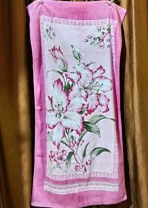 Ladies Bath Towel Printed Big Size