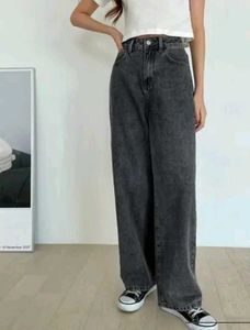 Wide Leg Denim Jeans