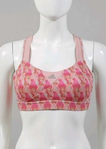 Adidas Sports Bra Pink Pattern