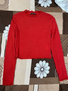SHEIN RED CROP TOP😍