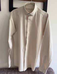 Men's Formal Beige Color Shirt