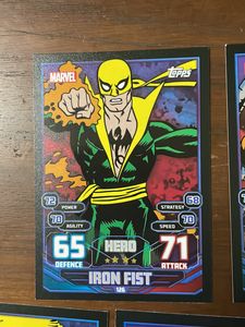 5 Topps Hero Attax Cards
