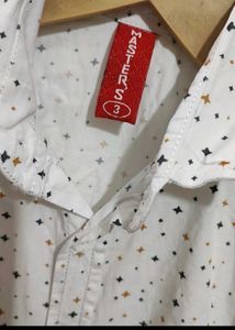 Red Waist Coat White Shirt Black Pant Set 3-4 Year