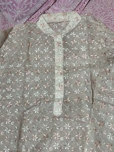 Elegant Embroidered Kurta