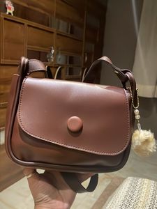 Brown Trendy Sling Bag
