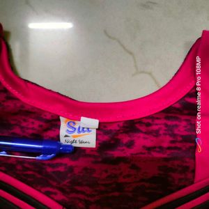 Pink &amp; Black Dress