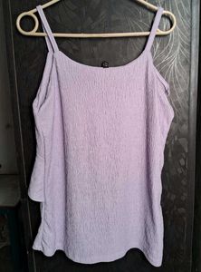 Lavender Ruffle Cami Top