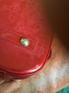 Louis Vuitton  Red Alma BB Handbag