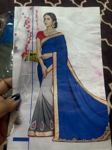 new saree with tag