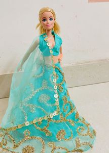 Ethnic Doll Dress - Barbie Lehenga