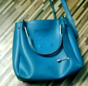 Blue Tote Bag