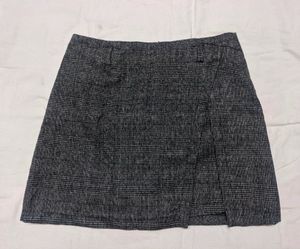 Checkered Skirt With Shorts Underneath