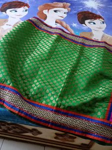 Green And Pink Dupatta