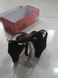 Black Ankle Strap Heels