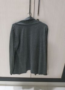 Fall Collar Grey Shrug