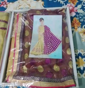 Elegant Saree with Intricate Design