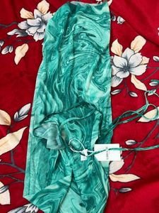 Urbanic Green Swirl Dress