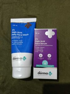 Kojic Acid Face Wash And Serum