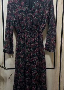 Floral Print Midi Dress