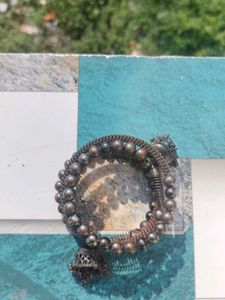 Oxidized Silver Bracelet