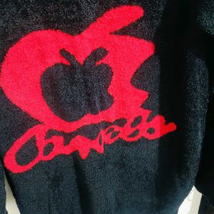 Vintage Red &amp; Black 🖤 Apple Logo Sweater
